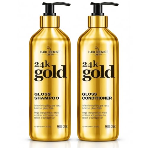 Hair Chemist 24K Gold Shampoo & Conditioner Set 33.8 oz