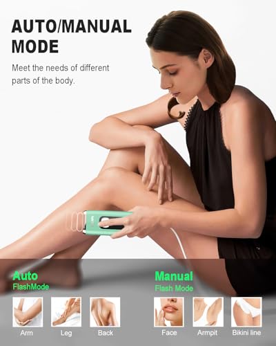 IPL Hair Removal Device for Women and Men - Green - Permanent Laser System