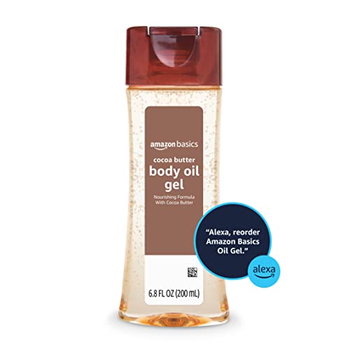 Body Oil Gel with Cocoa Butter - Paraben-Free, 6.8 Fl Oz - Very Dry Skin Care - Variation of THIS listing
