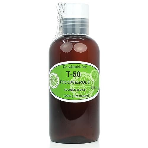 Dr Adorable - 4 oz - Tocopherols T-50 Oil-Soluble Vitamin E - Pure Natural Premium Anti Aging