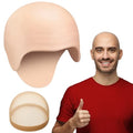 Zadin Bald Cap for Men & Women - 2PC Latex Costume Kit