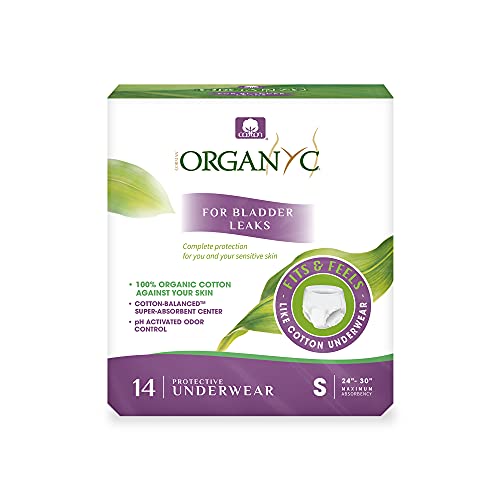 Organyc Bladder Control Underwear Women Small 14ct