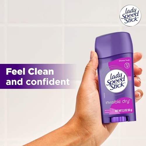 Lady Speed Stick Antiperspirant Deodorant for Women, 72 HR Protection, 4 Pack