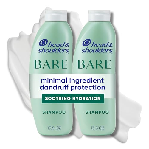 Head & Shoulders BARE Anti-Dandruff Shampoo Twin Pack, 13.5 Fl Oz