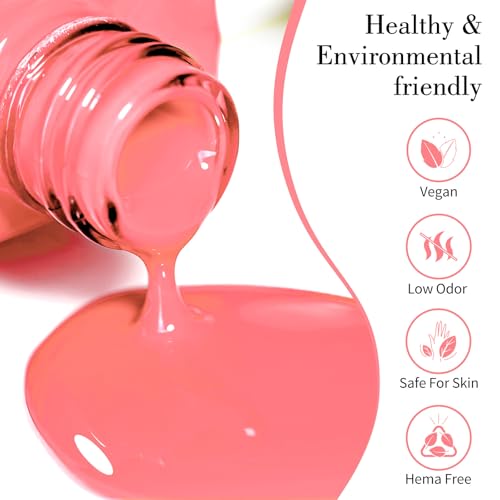CANNI Pink Gel Nail Polish 9ML Soak Off UV LED