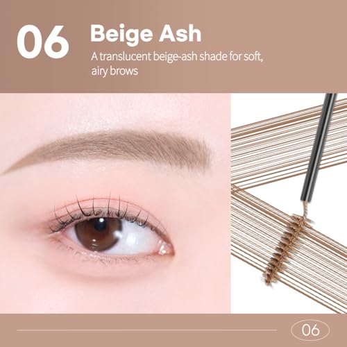 PERIPERA Speedy Skinny Brow Mascara 06 Beige Ash