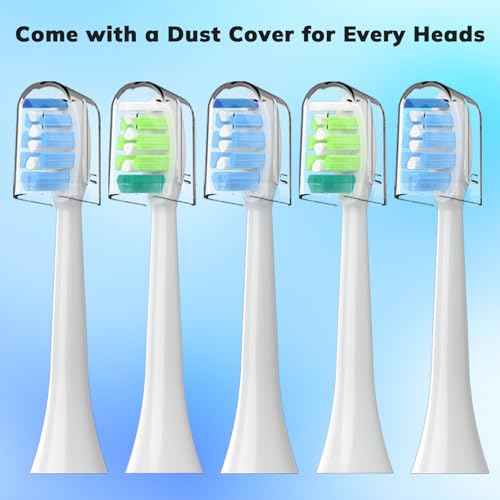 Toothbrush Replacement Heads for Philips Sonicare 16(Green and Blue) Pack Soft Replacement Electric Toothbrush Head Compatible with Philips Sonicare Electric Toothbrush