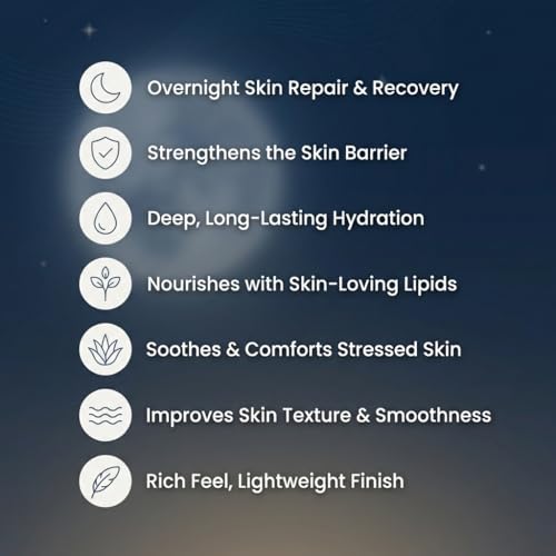 SEACRET Bio Skin Hydration Night Cream - Bio-Fermented Dead Sea Minerals with Niacinamide, Jojoba & Argan Oil - Deep Overnight Non-Greasy Hydration and Repair for Firmer, Renewed Skin, 1.7 fl oz