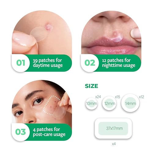 SoloVegan 110Count (2PK) Don't Pop to Me Blemish Patch, Gifts for Teenage Girls, Invisible Spot Cover, Hydrocolloid Acne Patch, Treatment for Breakouts, Absorbs Zits & Blemish, Korean Skin Care