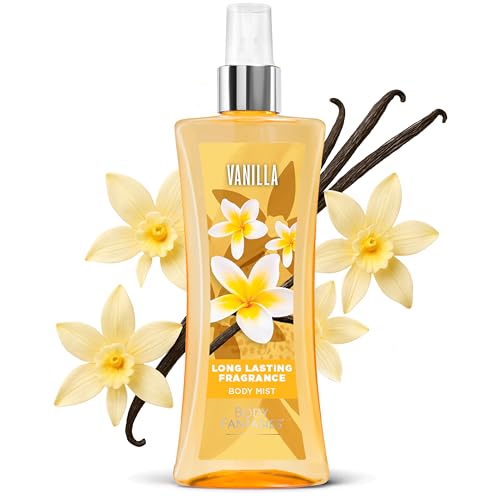 Body Fantasies Vanilla Body Spray, 8 fl oz (Pack of 2)