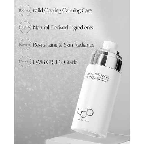 LBB Cellular Intensive Soothing Ampoule - Vegan Moisture Glow Calming Face Spray Serum - Skin Balancing, Radiance, Moisturizing - Tangerine Cellular Red Ginseng, Prebiotics 2.03 fl.oz.
