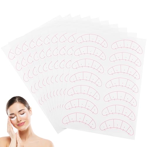 Lurrose Eyelash Extension Patches 5-Point Positioning Pads