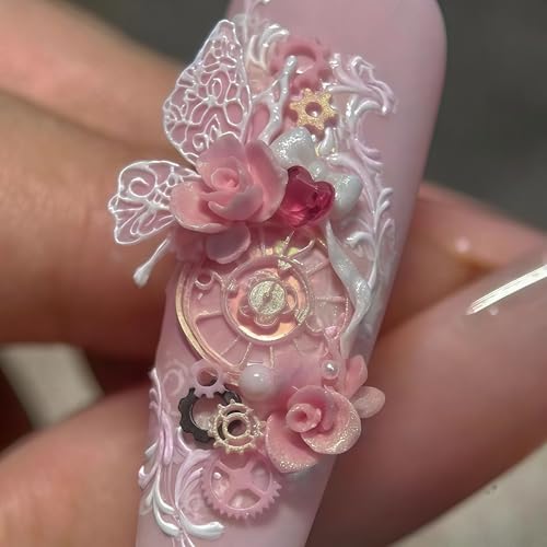 3D Silicone Nail Mold for Clock & Mechanical Charms - Nail Art Tools