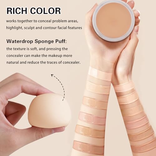 Full Coverage Under Eye Concealer with Primer