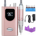 Delanie Professional Nail Drill 35000 RPM Rechargeable Rose Gold