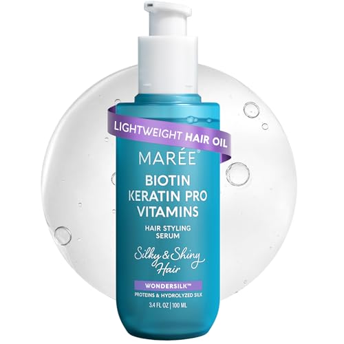 MAREE Anti-Frizz Hair Oil with Keratin & Biotin 3.4 fl oz