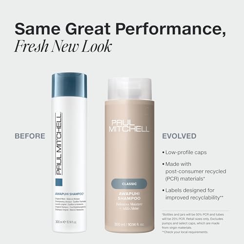 Paul Mitchell Awapuhi Shampoo, Balances Moisture + Adds Shine, For All Hair Types, Especially Fine + Static-Prone Hair