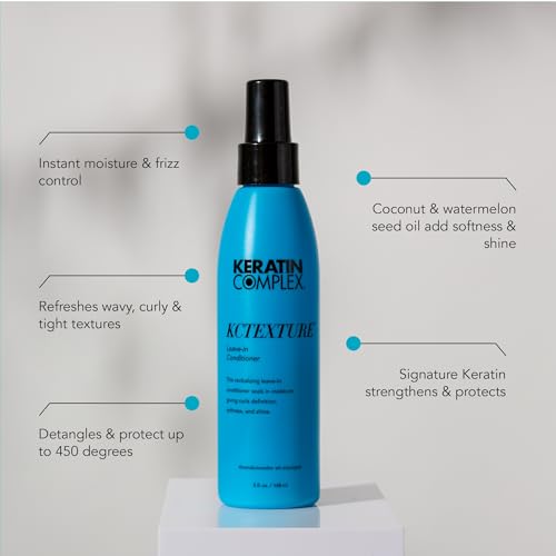 Keratin Complex - Blow Dry Essential Curl Kit - Keratin Obsessed, 5 fl oz + KCTEXTURE Leave-In Conditioner, 5 fl oz