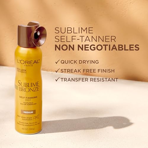 L'Oreal Sublime Bronze Self Tanning Mist 4.6 oz