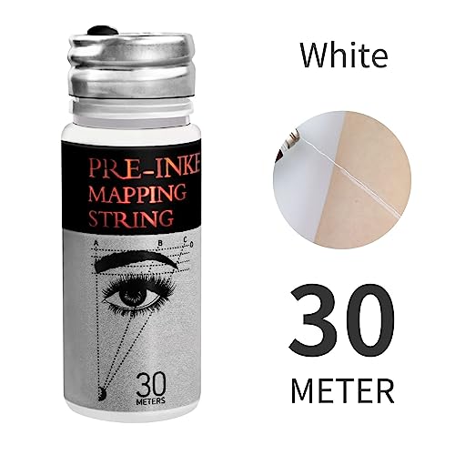 Eyebrow Mapping Kit for Microblading - String, Paste, Brushes & Stencils