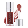 GECOMO Hydrating Lip Glow Oil, Moisturizing Lip Glow Oil, Nourishing Glossy Transparent Lip Oil, Plumping Lip Oil, Lip Balm, Non-sticky Tinted Toot Lip Balm for Lip Care (BROWN) 0.2 OZ