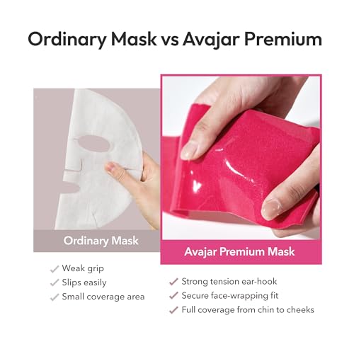 Avajar V-Line Lifting Mask - 5pcs Jawline Firming
