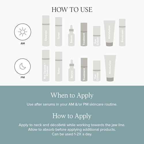 DRMTLGY Advanced Neck Firming Cream - Tightening & Lifting Sagging Skin, Peptides & Vitamin E, 1.8 oz