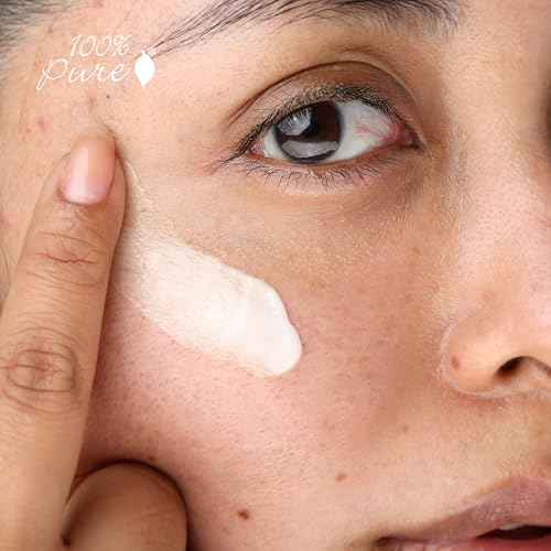 100% PURE Luminous Face Primer Illuminating Makeup Base & Moisturizer with Anti-Aging Antioxidants - Glowy Long-Lasting & Pore Diminishing Cosmetics Prep, Flawless Soothing Hydration - 1 oz