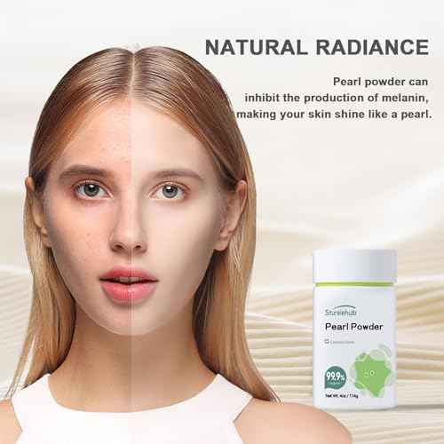 Pearl Powder Organic, for Face, 4OZ / 114g 99.9% Purity, Cosmetic Grade, For DIY Mask, Cream And Lotion, Organic Pearl Powder For Homemade Cosmetics