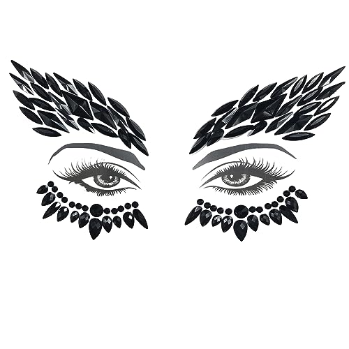 Festival Face Gems Rhinestone Stickers - Reusable Body Jewels