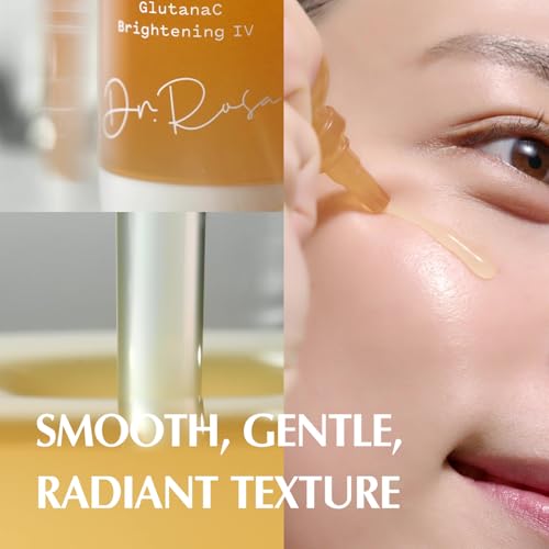 DR.ROSA Glutana C Brightening Serum | Glutathione + Vitamin C + Niacinamide | Korean Skincare for Dull, Uneven Skin | Lightweight Daily Glow Booster