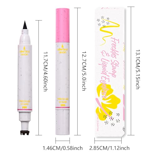 2-in-1 Freckle Stamp & Eyeliner Pen - Waterproof