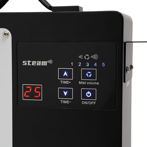 Nano Hair Steamer with Micro Mist Spray & Digital Display