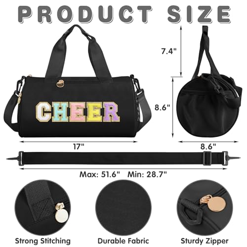 Personalized Cheer Bag with Shoes Compartment for Girls