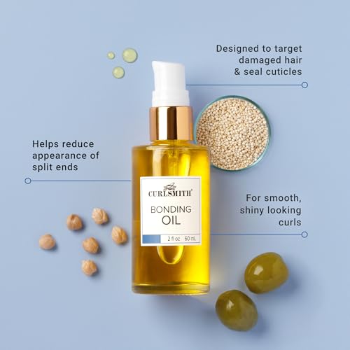 Curlsmith Bonding Hair Oil for Curls - Smoothing Split End Treatment (2 oz)