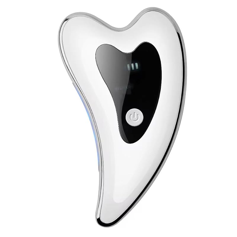 Electric Gua Sha Microcurrent Face Massager with Vibration