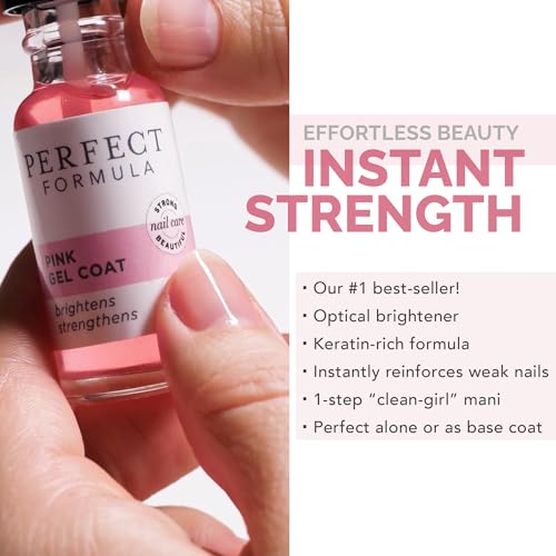 Perfect Formula Pink Gel Coat Nail Strengthener - 0.6oz