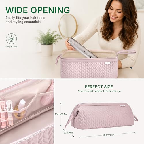 Shark Flexstyle & Dyson Airwrap Travel Case - Pink