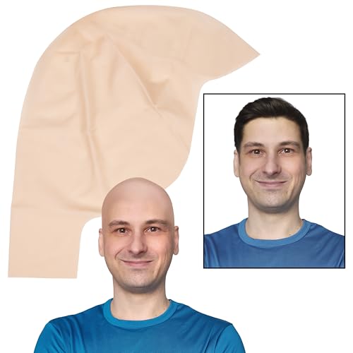 Kangaroo Latex Bald Cap for Adults – Realistic Beige