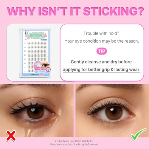 CLIONE PRIME Self Adhesive Lash Clusters - No Glue Needed