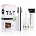 2-in-1 Lash and Brow Tint Kit - Professional Black Color, 7ml