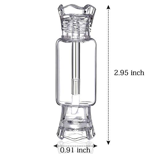 24Pcs 8ml Portable Lip Gloss Tubes, Empty Refillable Lip Balm Containers