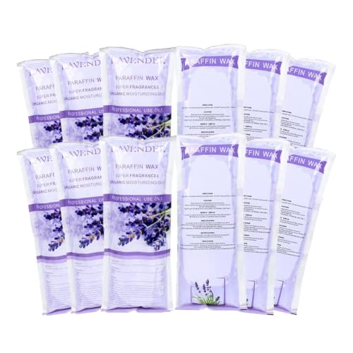 Lavender Paraffin Wax Refill Beads (12 Pack) for Hand & Feet Spa