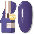 Double Rhythm 15ML Gel Polish Deep Purple Blue Teal - Same Color, Soak Off, Salon & DIY