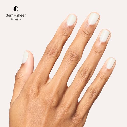 OPI Supergirl Limited Edition Nail Lacquer - My Kryptonite Semi-Sheer White Silver Pearl