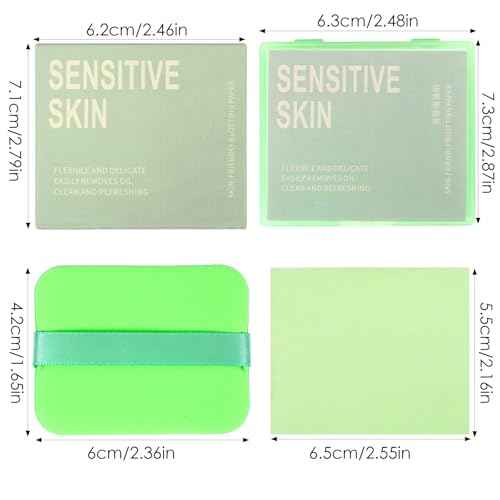 300 Sheets Oil Blotting Sheets for Face with Mirror and Puff | Face Oil Absorbing Sheet | Oil-Control Paper for Oily Skin | Summer Essentials for Women Absorb Excess Oil, Makeup Friendly