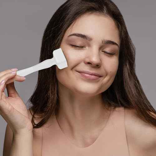Titanium Microneedles Derma Roller - Stamp Alternative -Microneedle Micro Needle Skin Care Tool - Microneedling Roller for Men and Women (White)