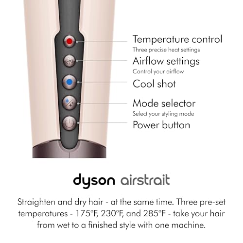 Dyson Airstrait™ Wet to Dry Hair Straightener - Amazon Exclusive Omega Bundle