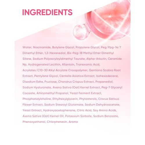 10% Niacinamide Serum with Alpha Arbutin, Ceramide & Centella Asiatica ? Brightens Skin, Maintains Skin Barrier