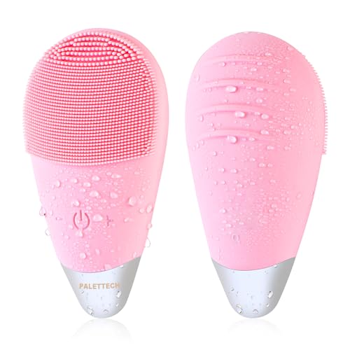 Facial Cleansing Brush Rechargeable Silicone Vibrating Face Scrubber